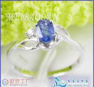 卡蓝戒指J040608AUK 世界工厂网上的璀璨明珠，尽显珠宝首饰工艺之美
